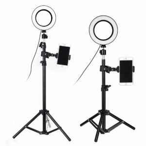 6 Inch Ring LED Live Light Photographic Lamp with Bracket