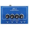 AMP-i4 Miniprofessional Portable 4 Channel Headphone Audio Stereo Amplifier Mixer