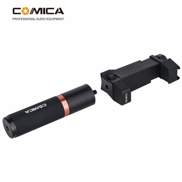 Comica CVM-R2 Smartphone Photography Handle for iPhone for Samsung Huawei Xiaomi Mobile Phone Photo Stick for Vlog Live Broadcast