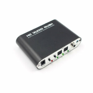 DTS AC3 5.1 Channel Audio Decoder Digital Fiber Coaxial to Analog RCA Lotus Head Audio Converter Adapter