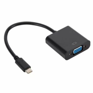 GRAYBOE Type C to VGA Female Adapter USB 3.1 to VGA Converter Adapter for Macbook Chromebook Pixel Lumia 950 XL