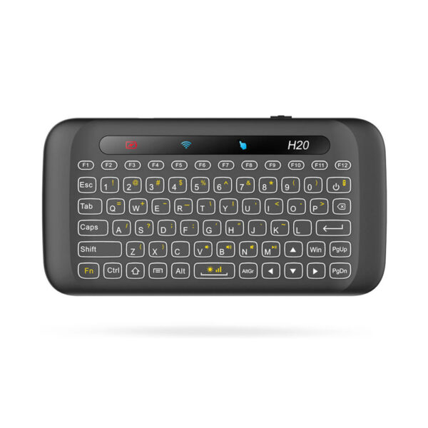 H20 2.4G Wireless Backlight Whole Panel Touchpad IR Learning Keyboard Air Mouse For Windows/Android