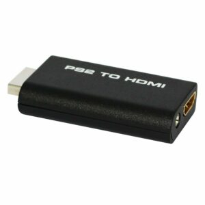HDV-G300 PS2 to HDMI 480i 480p 576i Audio Video Converter Adapter with 3.5mm Audio Output Supports All PS2 Display Modes