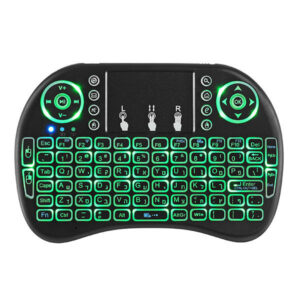 I8 Three Color Backlit Hebrew 2.4G Wireless Mini Keyboard Touchpad Air Mouse