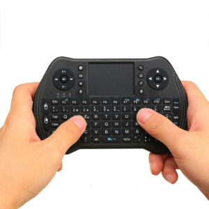 MT-10 2.4G Wireless Spanish Rechargeable Mini Keyboard Touchpad Air Mouse Airmouse