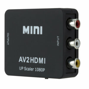 Mini Composite AV CVBS Video Adapter 720p 1080p RCA to HDMI Converter