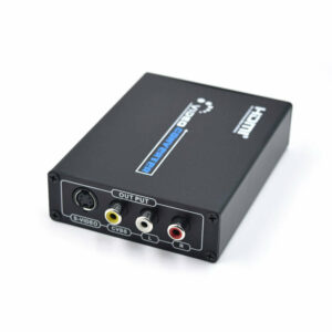 NK-10 720P/1080P HDMI to Composite 3 RCA AV S-Video R/L Audio Video Converter Adapter Upscaler with RCA/S-Video Cable