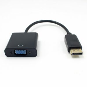 PC Computer Cable Adapter High Performance Converters 1080P Displayport To VGA Cable Adapter Big DP To VGA Adapter Cable