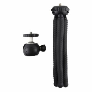 PULUZ PU435 Mini Octopus Flexible Tripod Holder with Ball Head for GoPro SLR Cameras Cellphone
