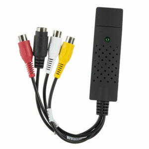 USB 2.0 Video Adapter with Audio Capture 4 Channel Video TV DVD Audio Capture Adaptor Card VHS VCR Tapes to Win PC/DVD