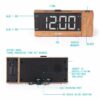 1.8 inch Multifunctional Alarm Clock USB Charging LCD Digital Display Radio LED Electronic Projection Clock