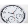 10'' 10 Inch Silent Modern Wall Clock With Thermometer & Hygrometer For Living Home Kitchen Office