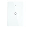 10A RF433+WIFI Smart Home Wall Touch Switch 1/2/3 Gang US Type Neutral Line Tempered Glass APP Remote Controller Work with Amazon Alexa