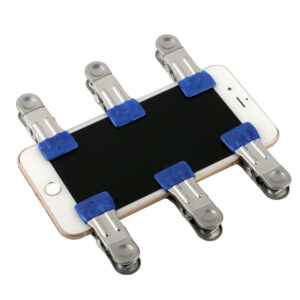 10Pcs Metal Clip Fixture Fastening Clamp for Mobile Phone Tablet Glued LCD Screen Repair Tool