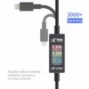 18kinds AV-Line USB Charging Current and Voltage Tester Mobile Phone Current Fast Charging Data Cable for iPhone Android