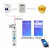 1P 63A eWelink Single Phase Din Rail WIFI Smart Switch Energy Meter Leakage Protection Remote Read KWh Meter Wattmeter Works with Alexa Google
