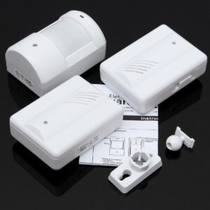 2 In1 Wireless PIR Motion Sensor Detector Alarm Entry Door Bell Infrared Alert System Security Alarm System