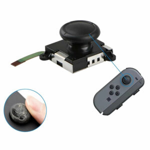 25Pcs 3D Replacement Joystick Analog Thumb Stick Repair Kit Case Cover Cap Repair Tools Set for Nintendo Switch Joy-Con Joycon Game Controller for NS Gamepad