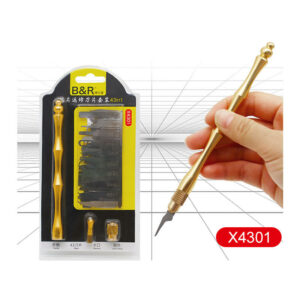 43 in 1 CPU NAND Removal Graver Blade Glue Cleaning Pry Phone Repair Tool for iPhone Motherboard Repair A9 A10 A11