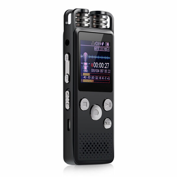 4GB/8GB/16GB/32GB Long Battery With microphone Recording Audio Voice Activated Digital Voice Recorder for Meeting