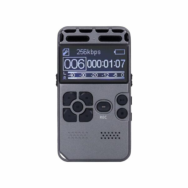 502 Digital Voice Recorder Activated Dictaphone Audio Sound Digital Professional PCM MP3 Music Player Support TF Card