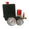 7.25-125PSI Air Compressor Pressure Switch Air Valve Manifold Compressor Regulator Gauges 240V