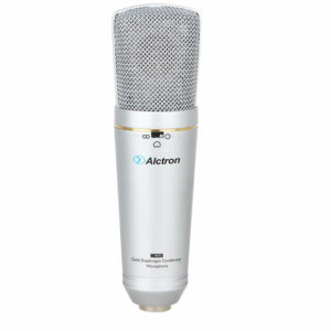 Alctron MC330 Microphone Audio Condenser Mic Professional Studio Microphone Shock Mount for Studio Live Broadcast Singing