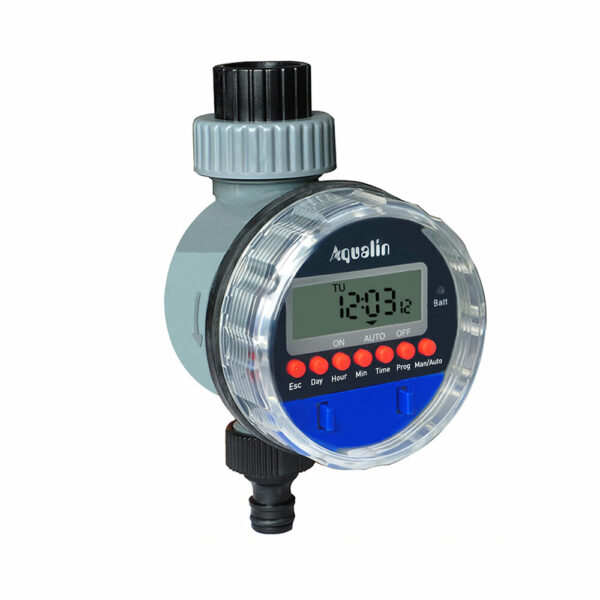 Aqualin Garden Watering Timer Ball Valve Water Timer Automatic Electronic Home Garden Irrigation Controller System