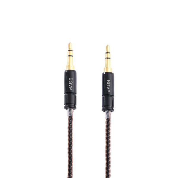 BGVP Upgraded 5N OCC Aux to Aux HiFi Cable Headphone Earphone Recording Cable Audio Cable