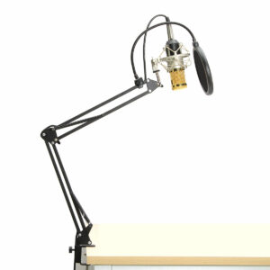 BM-800 Condenser Microphone Professional Studio Sound Recording With Boom Stand Pop Filter