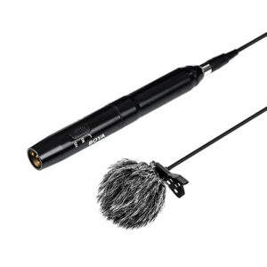 BOYA BY-M11OD Omnidiretional Condenser Lavalier Microphone System for Interview Film Theater Broadcast Stage Video Recording