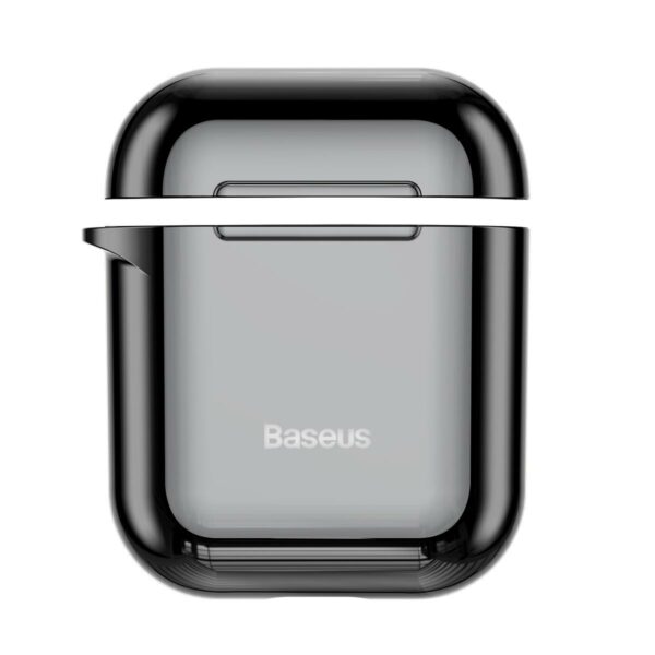 Baseus Plating TPU Shockproof Earphone Storage Case with Hook for Apple Airpods 1 / Apple AirPods 2