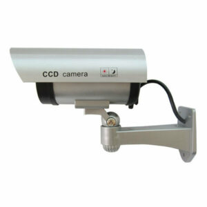 CA-11-01 Dummy Fake Outdooors Waterproof Surveillance CCTV Security Camera Flashing Red Led Light