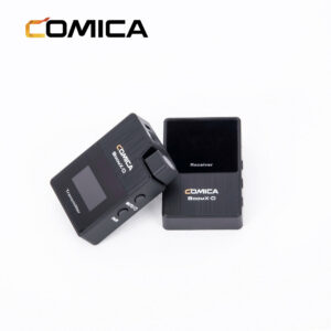 Comica BoomX-D D1 1T1R Wireless Microphone Transmitter Receiver System Mini 2.4G Digital Microphone for DSLR Camera Camcorder Mobile Phone