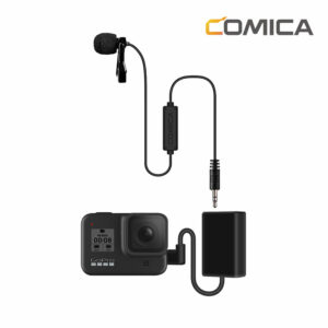 Comica CVM-V01CP 6M Lavalier Microphone Clip-on Omnidirectional Condenser Interview Mic for USB-C DSLR Sports Camera
