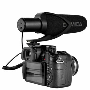 Comica CVM-V30 PRO Camera Microphone Electric Super-Cardioid Condenser Video Mic for Canon for Nikon for Sony DSLR Camera Interview Recording