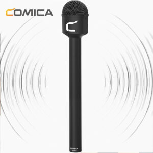 Comica HRM-C Handheld Reporter Interview Microphone Omnidirectional Dynamic Mic for Reporter