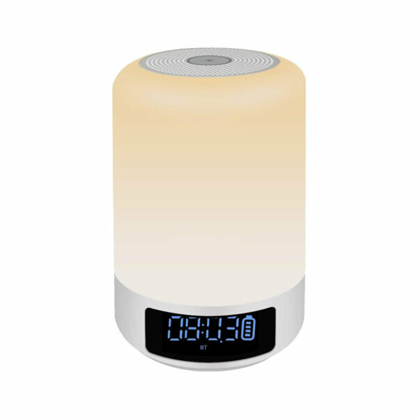 D58 Smart Mini Light Lamp Screen Display Clock Alarm Clock Colorful Light Wireless bluetooth Speaker