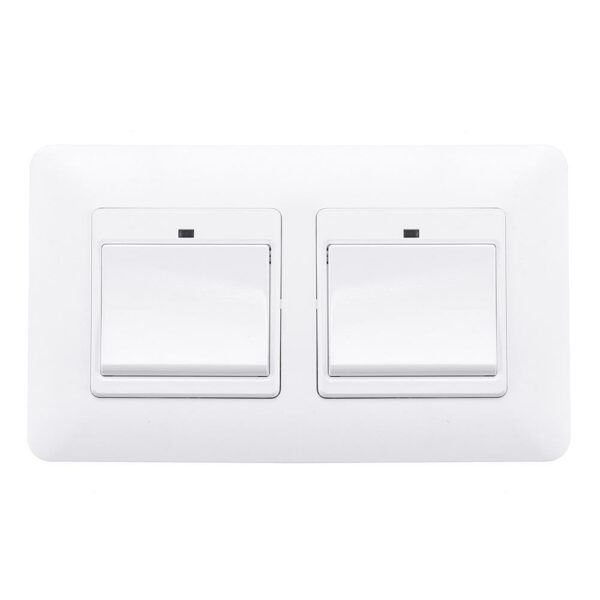 Dual 1 Gang WiFi Smart Push Button Switch Smart Life Tuya Wireless Remote Control Work with Alexa Google Home