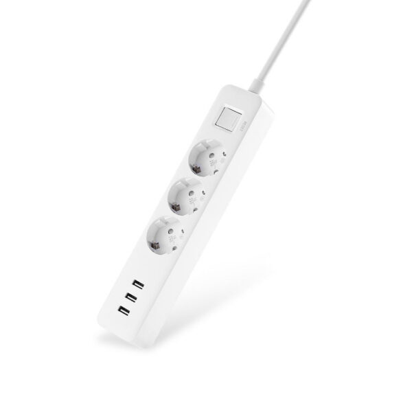 [EU Plug] Original Xiaomi Mijia Power Socket Strip 3 Sockets 3 USB Port Extension Socket Switch