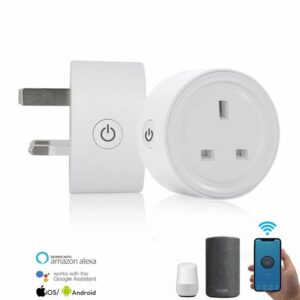 EWelink WIFI UK Plug Smart Socket Mini Switch Voice Control Plug Works with Alexa Google Home