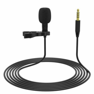 Elebest M5PRO 3.5mm Lavalier USB Microphone Omnidirectional Pointing Condenser Microphone for Computer Game Anchor Live K Song Conference