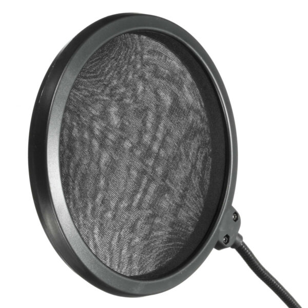 Flexible Dual Double Layer Record Studio Microphone Professional Mic Windscreen Pop Filter Shield