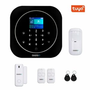 GUUDGO Tuya APP Smart WiFi GSM Home Security Alarm System Detector Alarm 433MHz Compatible With Alexa Google Home IFTTT
