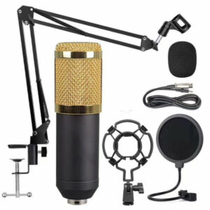H8 Sound Card Condenser Microphone Mixer for Live Broadcast Computer Recording K Song Microphone Stand Live Broadcast Equipment
