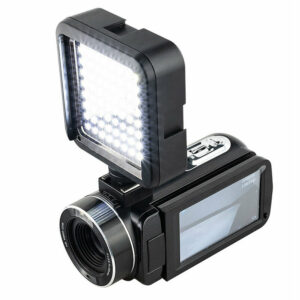KOMERY LED Video Light Photography SLR Camera Fill Light Flash 64 Lamp Beads Hot Shoe Holder for Camcorder