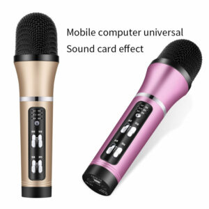 LAIMODA C25 USB Karaoke Microphone Recording Microphone Studio Mini Condenser Microphone for Live Broadcast Karaoke