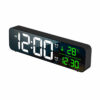 LED Digital Alarm Clock Wired Watch for Bedroom Table Digital Snooze Mirror Clock