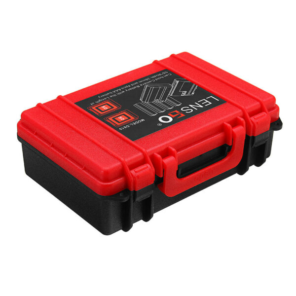 LENSGO D810 Storage Case Holder Box for AA Battery DSLR Camera Battery SD TF XDQ CF Memory Card
