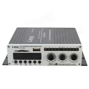 Lepy LP-V9S DC12V Hi-Fi Stereo Power Digital Car Power Amplifier Player With Power Adapter
